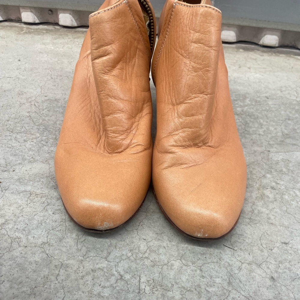 Dieppa Restrepo Tan Ankle Boots Size 8 1/2